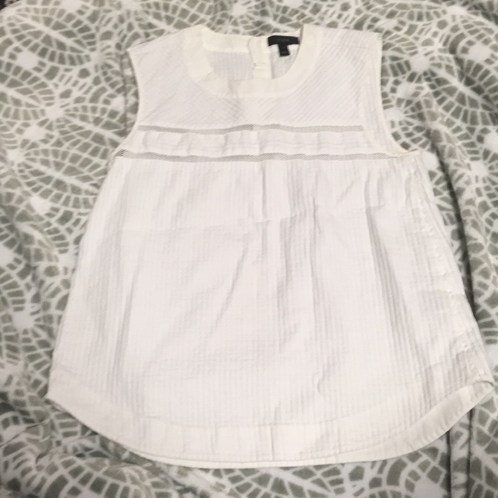 White J. Crew Tank